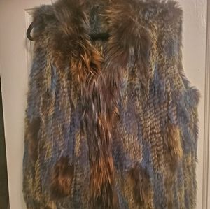 ***SOLD***Fur vest